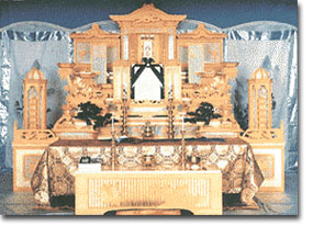 岡山県の代表的な祭壇の一例